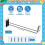 3 Pcs Pool Float Storage Holder, 17.3 Inch Wall Mount Pool Float Organizer Storage Rack with Hangers for Swimming 3