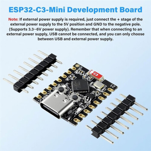 4-Pack ESP32-C3  Development Board with WiFi/ 5.0, Ideal for IoT and  Home Applications 1