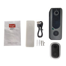 Tuya Home  Video Doorbell Outdoor Bidirectional HD Door Eye Camera 1080P Support  Card Cloud Storage M20