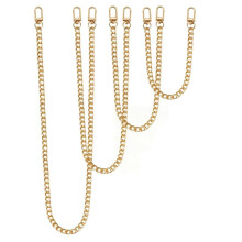Gold Purse Chain,Bag Chain,Metal Strap Extender,Purse & Bag Chains Straps for Handbags,Shoulder Crossbody Clutch Handbag