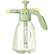 Handheld Pressure Spray Bottle 2L Fine Mist & Adjustable Nozzle Watering Can, Transparent Sprayer Plant