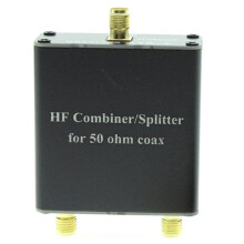 Antenna Combiner Splitter for 50ohm Coax, RX TV Satellite Coax Cable Signal Splitter 1MHz - 200MHz