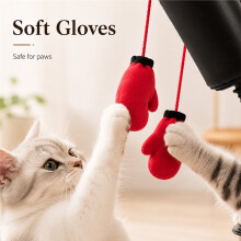 Kattleksaker Intressant Slåssleksak Väska Teaser med Boxhandskar för Katter Kattens Lekfulla Boxningssäck