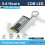 SMILING  Multifunctional Keychain Flashlight USB  Flashlight with COB Work Light Keyring Camping Walking Pocket Lamp 2