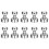 10Pcs 20mm Magnetic Push Pins Magnet Strong Fridge Magnets for Refrigerator Whiteboard Kitchen Storage Tools 1