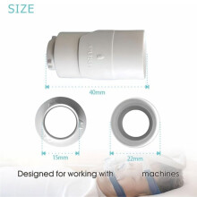 Hose Adapter for AirMini, 22mm Breathing Tube Connector, Secure Locking Design, 2 Pcs