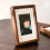 Black Walnut Solid Wood Rounded Corner Photo Frame Decorative Tabletop Display Wooden Picture Frame Artwork Holder 6