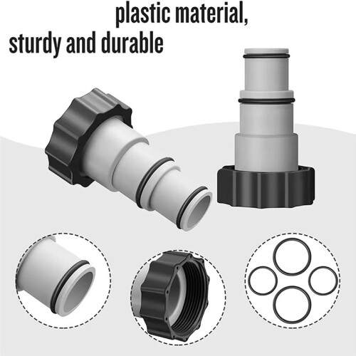 Replacement Pool Hose Adapter Collar for Threaded Connection Pumps Pool Hose Adapter for  4000 2500 2000 1500 ARU 1