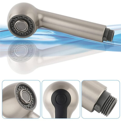 Dual Nozzle Mode Pull-Out Faucet Nozzle  Rustproof Handheld Replacement Nozzle for Home Sink Faucet Renovation 2