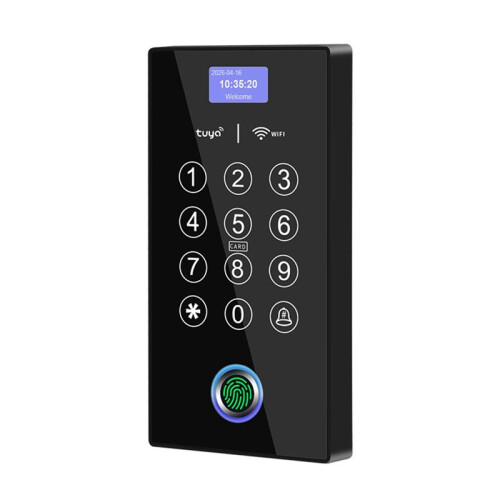 Wifi Standalone Fingerprint Access Control Keypad NFC Rfid Waterproof Backlight Installation Gate Opener Reader