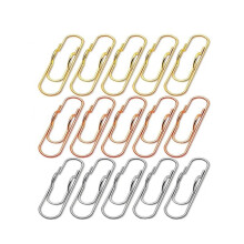 24 Pack Pen Holder for Notebook, Multi-Purpose Metal Paper Clip Pencil Holder, Easy to Use for Office,School,Bank