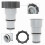 Replacement Pool Hose Adapter Collar for Threaded Connection Pumps Pool Hose Adapter for  4000 2500 2000 1500 ARU 6