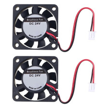 2 Peças Acessórios para Impressora 3D: Ventilador de Resfriamento para Placa Mãe SPARKX I7 (Modelo 4010, 24V, 5.200 RPM)