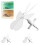 3pcs Wall Mounted Air Conditioning Ventilator Adjustable Saving Air Conditioner Vent Fan Windmill Shaped Windproof 2