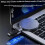 JEYI Dual Type-C Ultra Short Cable USB4 V2.0 80Gbps Full-Featured Flat Copper Core Cable Data Transfer Fast Charging Cord 2