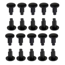 20 PCS Rubber Plugs Bicycle Frame M5 Threaded Holes Tool M5 Water Bottle Cage Screw Hole Plug