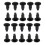20 PCS Rubber Plugs Bicycle Frame M5 Threaded Holes Tool M5 Water Bottle Cage Screw Hole Plug 1