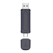 Adapter 5 Pro z Przewodowego na Bezprzewodowy CarPlay, dla Android Auto Box, Dongle USB do Samochodu, WiFi, , Automatyczne Połączenie