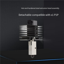 Uppgraderingar V2 Hotend Kit för P1P X1 P1S X1C 0.4mm Hot End Termistor Bimetall Hals Härdade Stål Delar