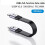 JEYI Dual Type-C Ultra Short Cable USB4 V2.0 80Gbps Full-Featured Flat Copper Core Cable Data Transfer Fast Charging Cord 10