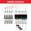 Three-Phase Aadjustable Circuit Breaker 63A  over and Under Voltage Protector Regulator for Home RV Solar Systems 6