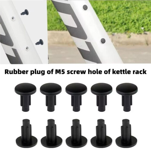 20 PCS Rubber Plugs Bicycle Frame M5 Threaded Holes Tool M5 Water Bottle Cage Screw Hole Plug 2