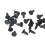 20 PCS Rubber Plugs Bicycle Frame M5 Threaded Holes Tool M5 Water Bottle Cage Screw Hole Plug 5