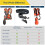 Lefty/Righty Weed Eater Strap, Padded 5-Point Trimmer Shoulder Harness for Tired Shoulders, Weed Eater Strap Harness 10