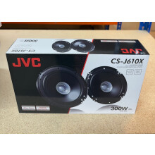 JVC CS-J610X DUALCONE 6.5 INCH 16cm CAR DOOR/SHELF COAXIAL SPEAKERS 300W PAIR