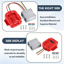 20V-12V Battery Converter Adapter for 20V Lithium Battery for Rc Car Rc Truck Power Wheel DIY Use 15A 180W