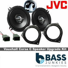 Vauxhall Corsa C 2000-06 JVC 5.25" 500 Watts Front Door Car Speaker Kit & Wires