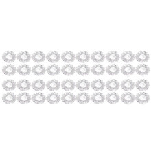 40pcs Reusable Aluminum Foil Food Covers: Thickened, Heat-Resistant Covers for Keeping Food Warm