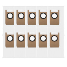 10 Pièces Sacs à Poussière Pièces de Rechange pour Accessoires de Nettoyeur Robot pour  Omni S2, Sacs Jetables