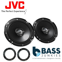 JVC 16cm 6.5 600 Watts 2 Way Front Door Car Speakers Kit For VW Golf MK5 2004-08