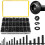 2200PCS M2 M3 M4 M5 Metric Screws Assortment Kit, Hex Socket Button  Assorted Kit, Machine Screw Set with Nuts Kit 1