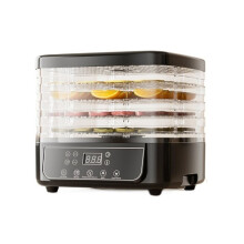 5-Tier Transparent Food Dehydrator Adjustable Timer & Temperature for Fruits Vegetables Herbs Meat Jerky EU Plug