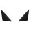 Car Water Trough Triangular Panel Side View Mirror Triangle Garnish 9025EQ 9025EP for  C4 2004-2010 1