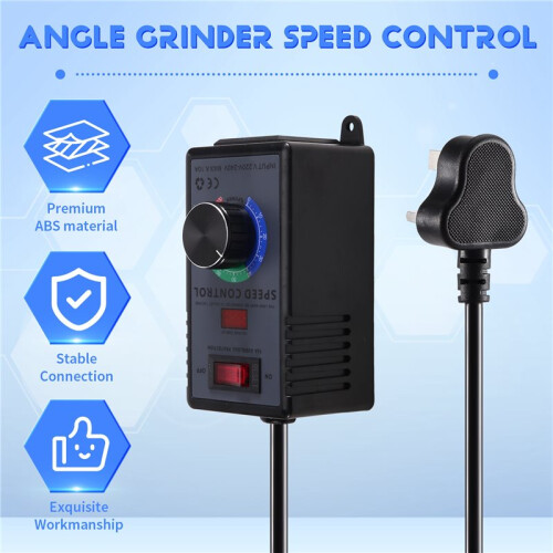 4000W 10A Motor Controller Brushless Motor Speed Controller PWM Drive Controller for Fans and Power Tools UK Plug 1
