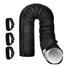 Portable AC Hose Insulation Sleeve, 3 Layers Thick Insulated Air Conditioner Hose Cover Wrap with Aluminum Foil