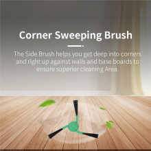 Side Brush Replacement Parts for Vacuum Cleaner Accessories Washable -Sweeping Brush 10PCS