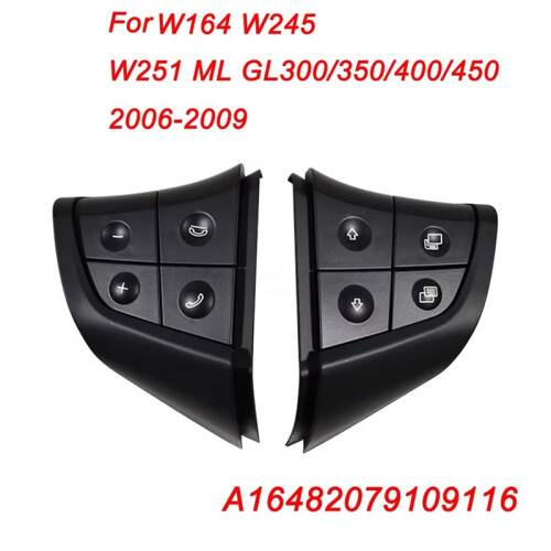 A16482079109116 Multi-Function Steering Wheel Button Kit Phone Control Key for - W164 W245 W251 1