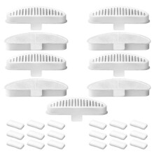 Katzenbrunnenfilter, 9er Pack Ersatzfilter & 18er Pack Ersatzfilter-Schwämme für 67Oz/2L Automatischen Haustierbrunnen