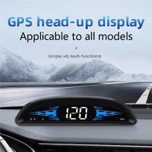Display (HUD) Universal OBD para Carro com Velocímetro Digital, Computador de Bordo e Display Multifuncional de GPS