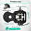 MTB Pedal Fit SPD System Dual Function Bicycle Self-Locking Platform Pedal Dynamic Bike Top Clip Pedals 6