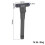 2pcs Side Kickstand Compatible with  5  Electric Scooter Side Parking Foot Support Replacement Bracket Stand 7
