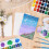 20 Folhas de Papel para Aquarela 6x8 Polegadas, Papel de Algodão com Borda Deckled, Papel Artesanal Texturizado para Pintura e Artesanato 5