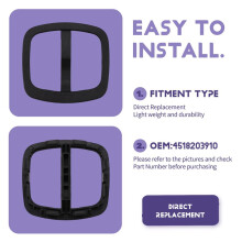 For Fortwo 451 2007-2014 Dashboard Gauge Center Console Trim Frame Bezel Cover 4518203910 Car Accessories
