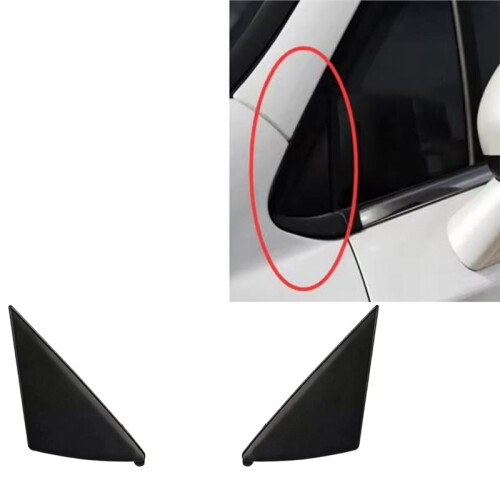 Car Water Trough Triangular Panel Side View Mirror Triangle Garnish 9025EQ 9025EP for  C4 2004-2010 1