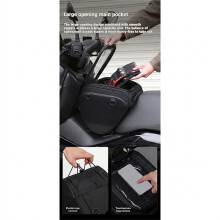 Motorcycle Tunnel Tank Bag Waterproof Pedal Tool Travel Luggage Storage Bag for Motorbike Underseat Tunnel