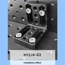 Optical Breadboard 90 Degrees L-Shaped Support Frame for Lab Optical Platform Mounting and Equipment, HYZJK-02